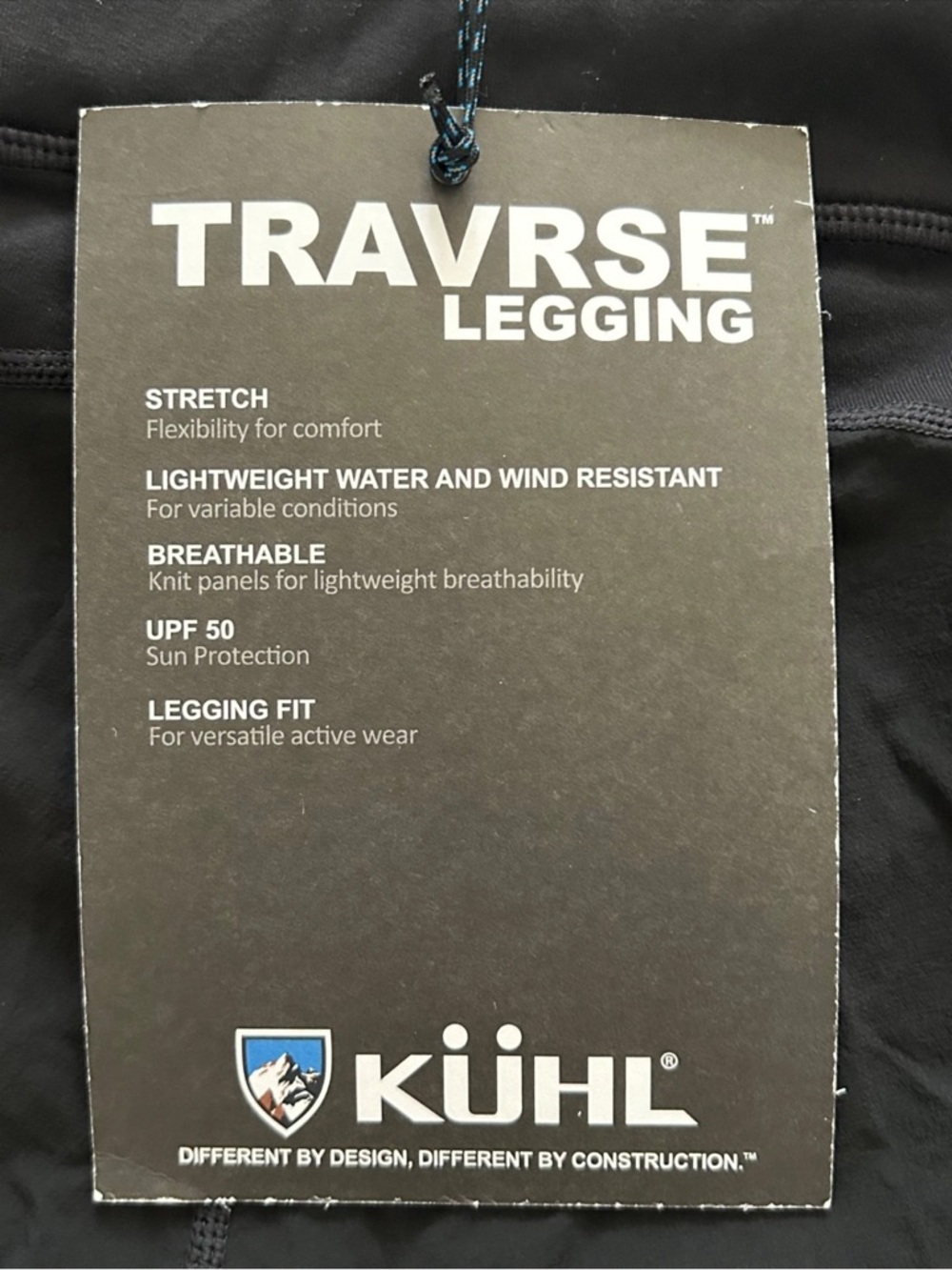 KUHL | 6322 W’s Traverse Legging 20S Raven Womens Size L Black Pull On - Picture 12 of 12